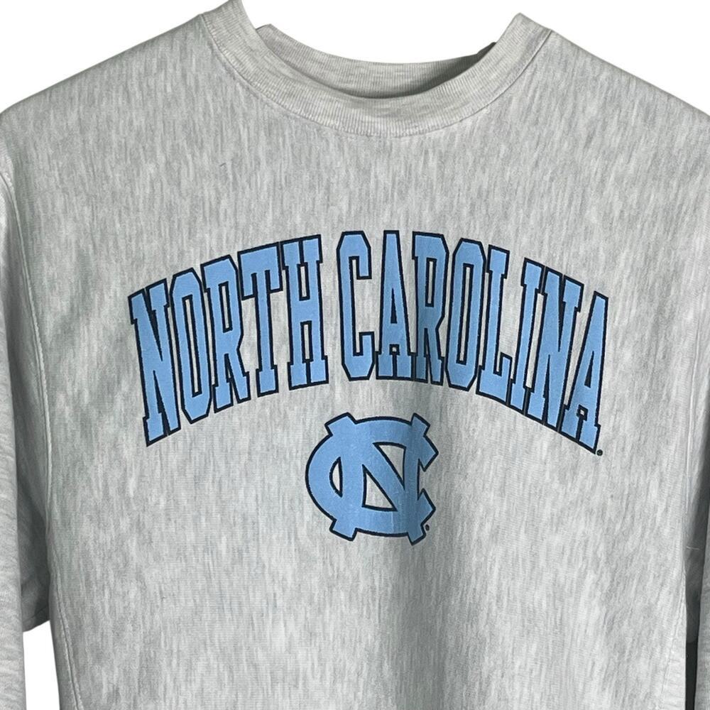 Vintage North Carolina Champion Sweatshirt Small Reverse Weave UNC 90s Y2K Gray - Picture 5 of 10